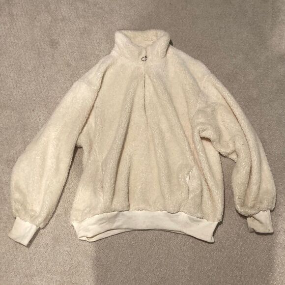 love Crazy Jackets & Blazers - 1/4 Zip Sherpa Fleece